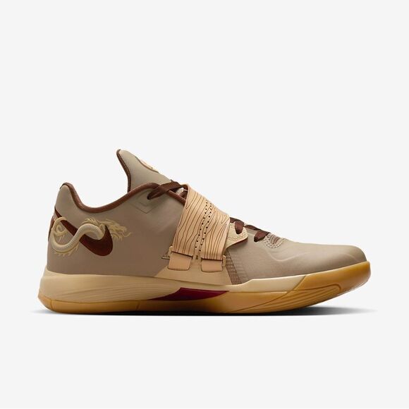 Nike Kd 4 Year of the dragon 2.0 khaki red gum fj4189-200 size 8 - 14​ main image 9